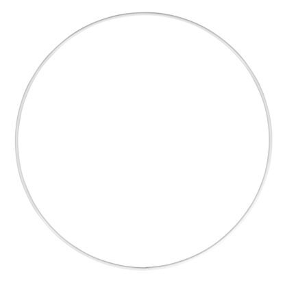 Metallringe, beschichtet, weiß 35 cm ø